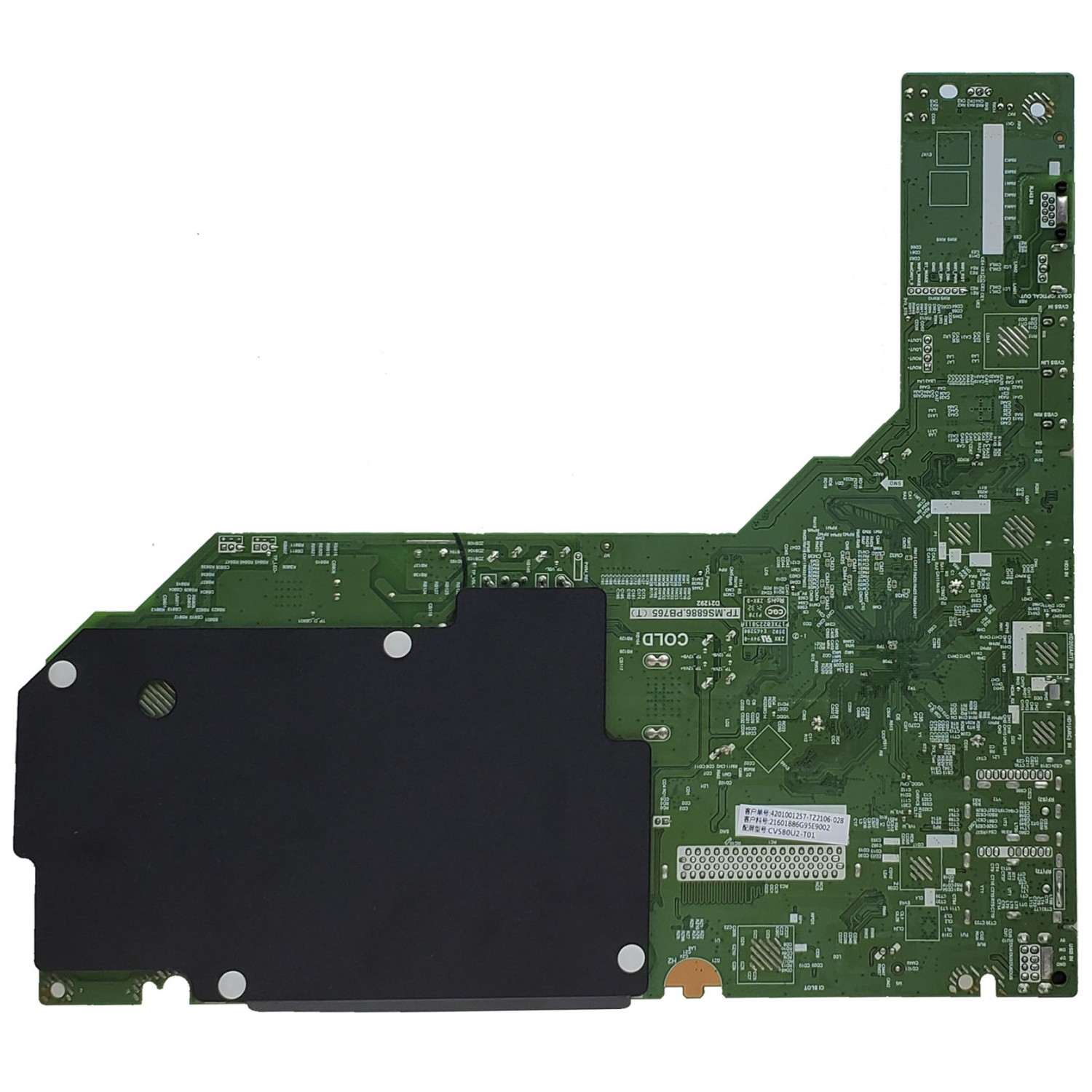 MAIN FUENTE PARA TV QUASAR 4K UHD / NUMERO DE PARTE TP.MS6886.PB765 (T) / ELMT6886-FG95 / 21601886G / 4201001257 / 4201001257-TZ2106-028 / CV580U2-T01 / 21601886G95E9002 / PANEL CX580DLEDM / DISPLAY CC580PV6D Ver. 01 / MODELO Q58USE1         - Imagen 3